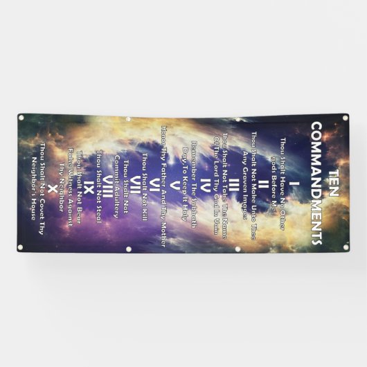 10の命令 横断幕 (横)