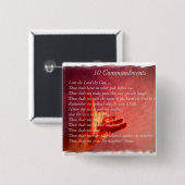 10の命令Pin 缶バッジ (正面&裏面)