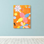 10の大きさ、第4位、若者 |ヒルマフクリント | キャンバスプリント (インサイチュ (ウッドフロア))