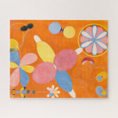 10の大きさ、第4位、若者 |ヒルマフクリント | ジグソーパズル (横)