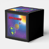 10の宇宙党の好意ボックスのセット フェイバーボックス (裏面サイド)