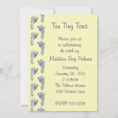 10の小さいつま先 招待状 (正面)