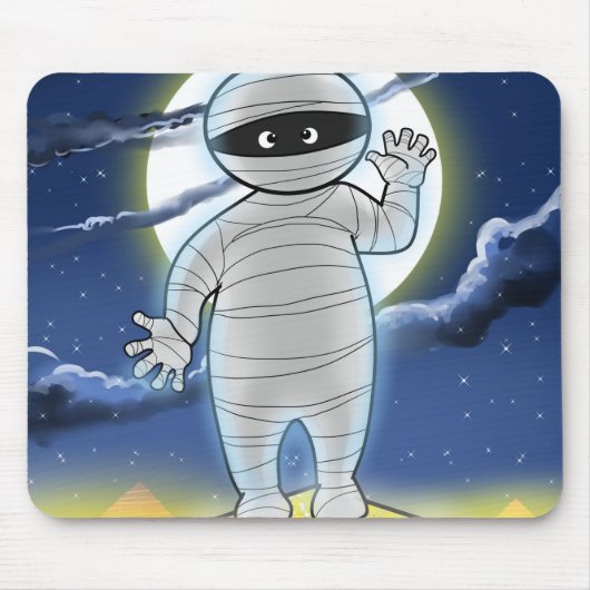 10の小さなモンスター：ミイラのモリスマウスパッド マウスパッド (正面)