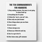 10の戒め フォトプラーク (正面)