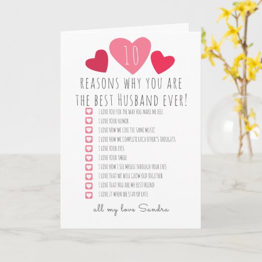 10の理最高の由夫の永遠のボーイフレンド妻の女の子 カード (黄色い花)