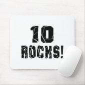10の石の誕生日のデザイン マウスパッド (マウス)
