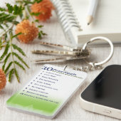 10の要素及び使命記述書 キーホルダー (正面右)