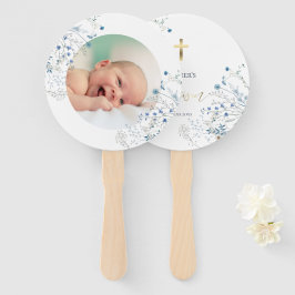 10の青い野の花バプテスマ ハンドファン