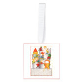 10の領主は木のキューブのオーナメント キューブオーナメント (正面)