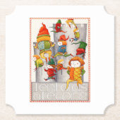 10の領主は跳躍するチケット紙コースター ペーパーコースター (正面)