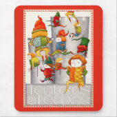 10の領主は跳躍マウスパッド – 赤 マウスパッド (正面)