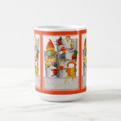 10の領主は高い白いマグカップの跳躍 – 赤 コーヒーマグカップ (中央)