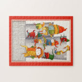 10の領主は11x14のパズルを跳躍 ジグソーパズル (横)