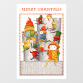 10の領主は12x18の窓を引っ張る ウィンドウサイン (シート)