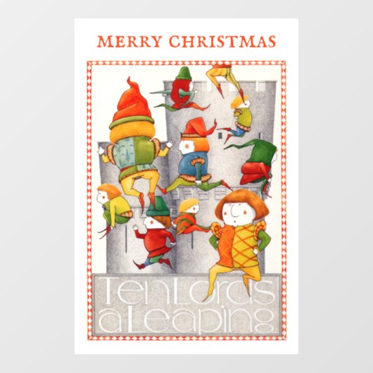 10の領主は12x18の窓を引っ張る ウィンドウサイン (シート)