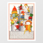 10の領主は8x11の窓を引っ張る ウィンドウサイン (シート)