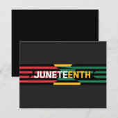 10はっきりした月のグラフィックレッド、イエロー、グリーンストリップ シーズンカード (正面/裏面)