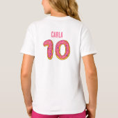 10はとても甘い、9誕生日10の誕生日ティー、10 Tシャツ (裏面)