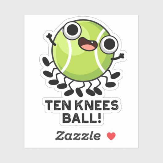 10ひざボーおもしろいルテニスパン シール (シート)