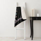 10やる気を起こさせる代の女の子ブラックのギフトカスタム シェルパブランケット (インサイチュ)