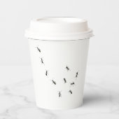 10アリのコーヒーマグ 紙コップ (正面)