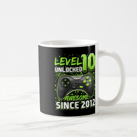 10アンロック2012素晴らしビデオゲーム10誕生日 コーヒーマグカップ (右)