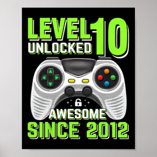 10アンロック2012素晴らしビデオゲーム10誕生日 ポスター