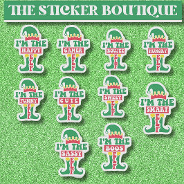 10イン1つのフェスティバル小妖精や小人パーソナリティ シール