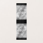 10エレガントth Tin 結婚's Anniversary Table Card (外部フラット)