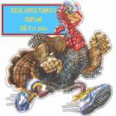 10カスタマイズKターキー走スニェア シール (正面)