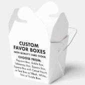 10カスタムパーソナライズされた大テイクアウト特典ボックス フェイバーボックス (見開き)