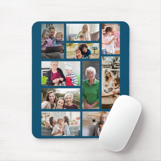 10カスタムフォトコラージュ マウスパッド (マウス)