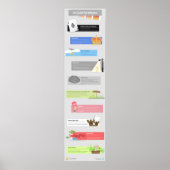 10カラフルイディオム：あなたの灰色マットのための青のアウト ポスター (正面)