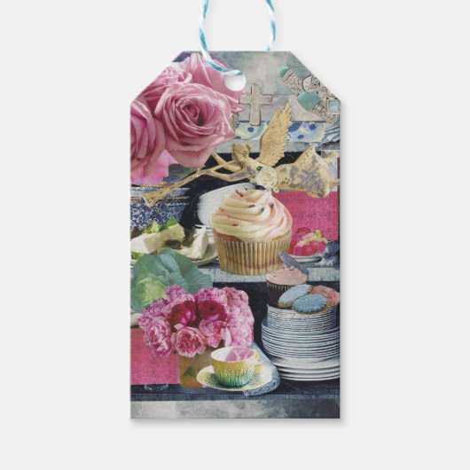 10ギフトラベルとエンジェルオンブルー ギフトタグ (正面)