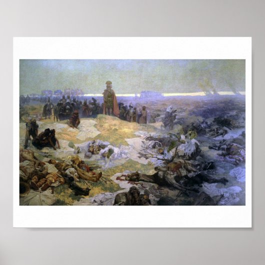 #10グルンワルトの戦いの後、ミュシャ ポスター (正面)