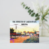 10コピー絵画ラゴス州の通り... ポストカード (スタンド正面)