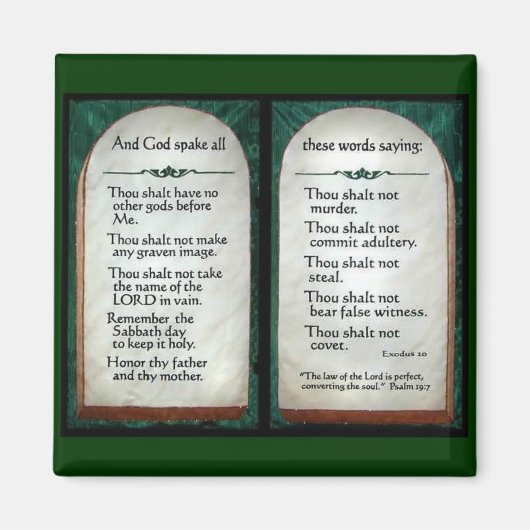 10コマンド磁石 マグネット (正面)