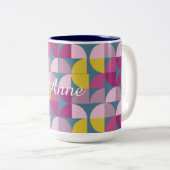 10サイケデリック世紀中葉の紫 ツートーンマグカップ (正面右)