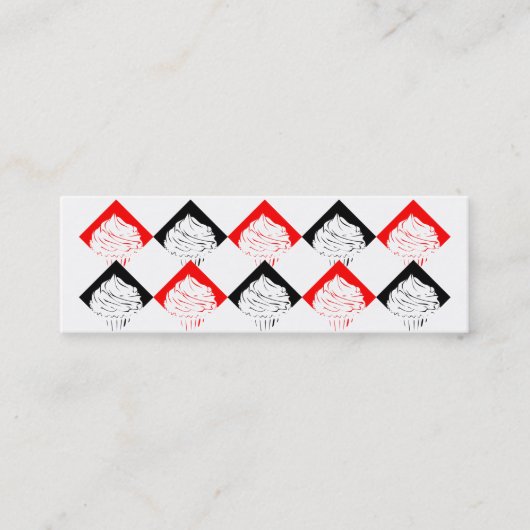 10スタンプカップケーキカード ロイヤリティカード (正面)