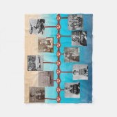 10ステップマイル標石のフリースブランケットのタイムラインBG2 フリースブランケット (正面)