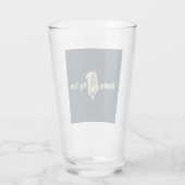 10パイントのグラスでダウン タンブラーグラス (裏面)