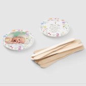 10パステルワイルドフラワーバプテスマ ハンドファン (組立なし)