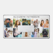 10パーソナライズされたフォトコラージュ写真デスクマット デスクマット (キーボード&マウス)