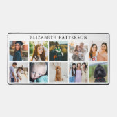 10パーソナライズされたフォトコラージュ写真デスクマット デスクマット (正面)