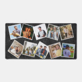 10パーソナライズされたフォトコラージュ家族とカスタム文字 デスクマット (正面)