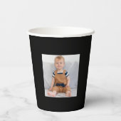 10パーソナライズされた日20日30日40日50日60誕生日 紙コップ (裏面)