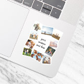 10パーソナライズされた枚のコラージュ シール