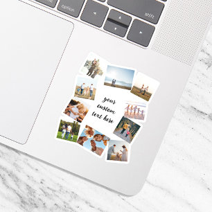 10パーソナライズされた枚のコラージュ シール