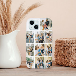 10パーソナライズされた枚のコラージュ iPhone 15ケース