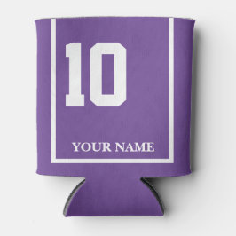 10パープル(ホワイトホース付きサドルブランケットカスタム) 缶クーラー